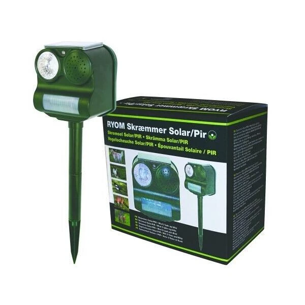 Verjager Met Geluid En Licht - Solar 1 Verjager Met Geluid En Licht - Solar