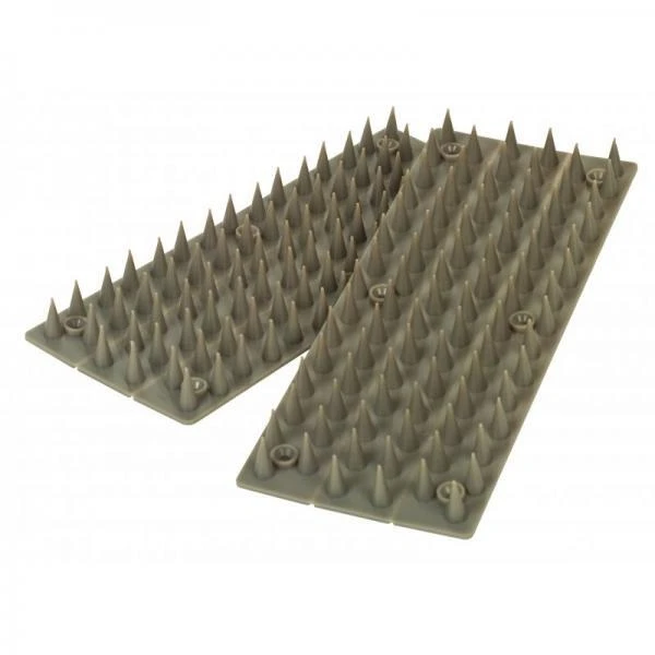 Vogelwering Met Afweerpinnen Grijs - 9 × 23 Cm 1 Vogelwering Met Afweerpinnen Grijs - 9 × 23 Cm