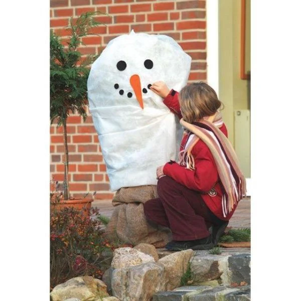 Beschermhoes Planten - Sneeuwman - 130 × 150 Cm 1 Beschermhoes Planten - Sneeuwman - 130 × 150 Cm