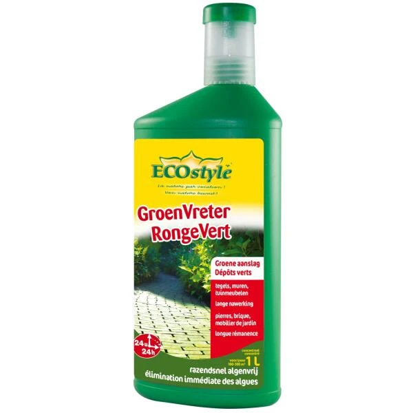 Ecostyle Groenvreter - Groenaanslag Verwijderen 1 Liter 1 Ecostyle Groenvreter - Groenaanslag Verwijderen 1 Liter