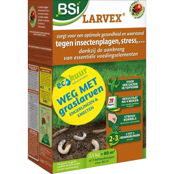 BSI Larvex Tegen Engerlingen, Emelten,...6 Kg 1 BSI Larvex Tegen Engerlingen, Emelten,...6 Kg