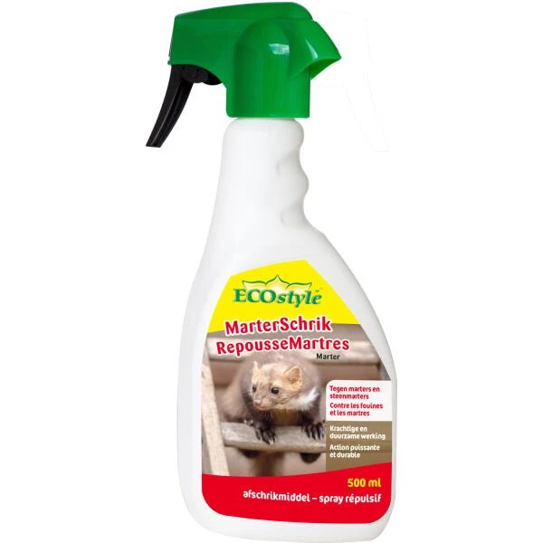Ecostyle Marterschrik Spray Tegen Marters - 500 Ml 1 Ecostyle Marterschrik Spray Tegen Marters - 500 Ml