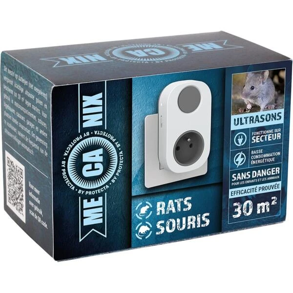 Protecta Ultrasone Verjager Muizen En Ratten - 30 M² 2 Protecta Ultrasone Verjager Muizen En Ratten - 30 M² - Afbeelding 2
