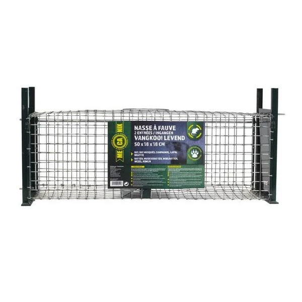 Levend Vangkooi 2 Ingangen Medium - 50 X 18 X 18 Cm 1 Levend Vangkooi 2 Ingangen Medium - 50 X 18 X 18 Cm