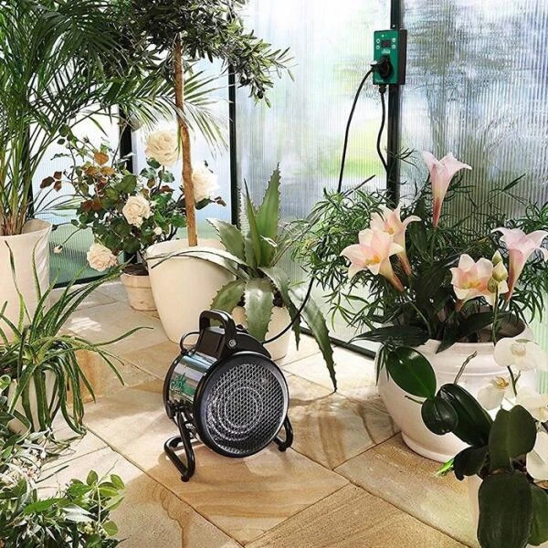 Serre/Kasverwarming En Ventilator In 1 Met Digitale Thermostaat 3 Serre/Kasverwarming En Ventilator In 1 Met Digitale Thermostaat - Afbeelding 3