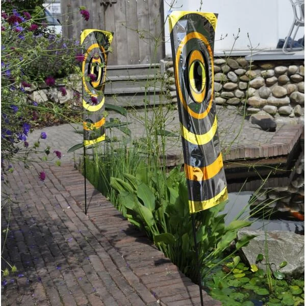 Vogelafschrik Vlaggen - Set Van 3 Stuks 3 Vogelafschrik Vlaggen - Set Van 3 Stuks - Afbeelding 3