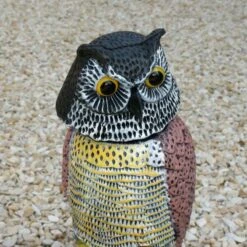 Roterende Uil Gele Borst - Vogelverschrikker -EDIALUX Winkel vogelverschrikker uil geel 1496069044 2 600