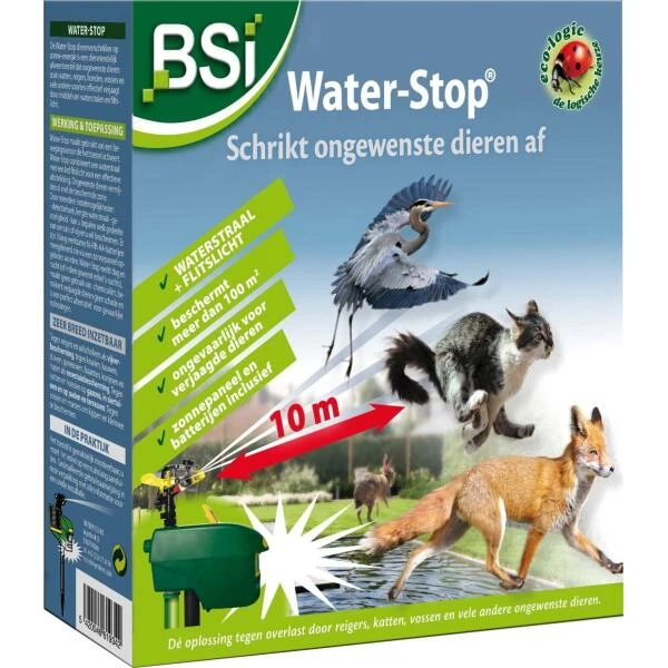 BSI Water-stop Dierenverschrikker Op Zonne-energie 1 BSI Water-stop Dierenverschrikker Op Zonne-energie
